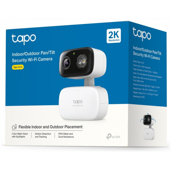 TP-Link TAPO C216 Home Security Wi-Fi kamera kül- és beltérre #4