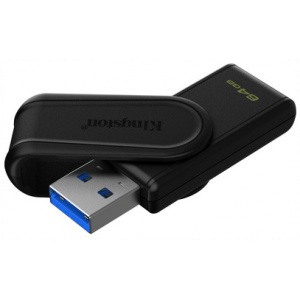 64GB Kingston USB 3.2 DataTraveler Exodia S Pendrive (fekete) NEW #1