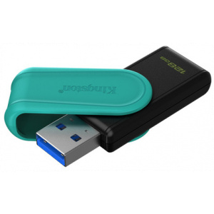 128GB Kingston USB 3.2 DataTraveler Exodia S Pendrive (fekete-türkiz) NEW #1