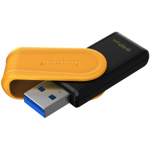 512GB Kingston USB 3.2 DataTraveler Exodia S Pendrive (fekete-sárga) NEW #1