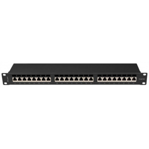 FTP patchpanel Cat6a 24-port 19" 1U Lanberg (árnyékolt) #1