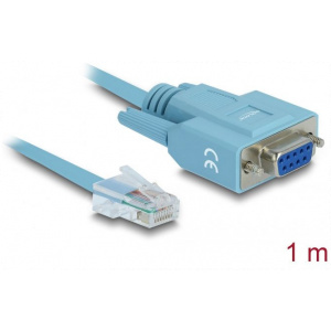 Delock RS-232 DB9 anya > RS-232 RJ45 soros apa kábel, 1m #1