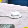 Baseus Simple Wireless Qi induktív töltő, 15W USB kábellel (fehér) #3