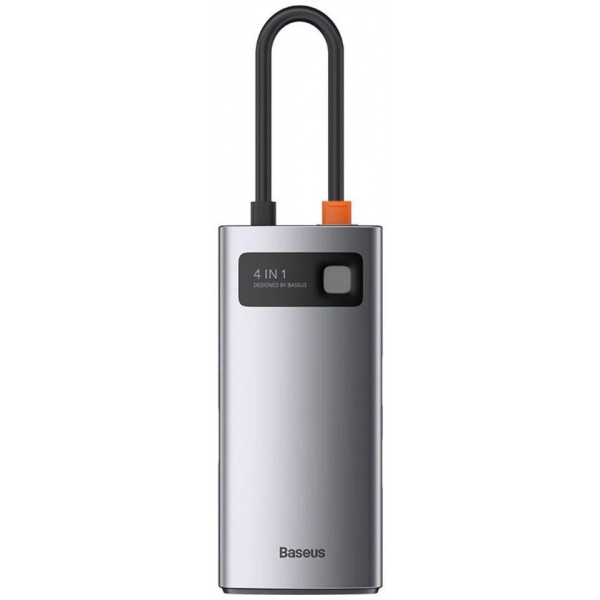 Baseus Metal Gleam 4in1 Type C > HDMI + USB3.0 + USB2.0 + Type C PD Port dokkoló #1