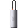 Baseus Metal Gleam 6in1 Type C > HDMI + USB3.0 x3 + LAN + Type C PD Port dokkoló #2