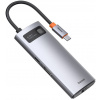 Baseus Metal Gleam 6in1 Type C > HDMI + USB3.0 x3 + LAN + Type C PD Port dokkoló #3