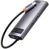 Baseus Metal Gleam 6in1 Type C > HDMI + USB3.0 x3 + LAN + Type C PD Port dokkoló #4