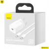 Baseus Super Si USB-C hálózati gyorstöltő 1m USB-C/Lightnin kábellel (220V), 20W #3