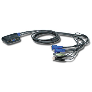 KVM 2 PC átkapcsoló - VGA, USB és audio csatlakozók, 1,8m ATEN CS62U #1