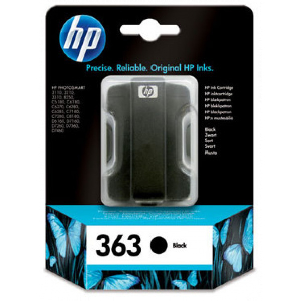 HP C8721EE patron (363) Black 6ml #1