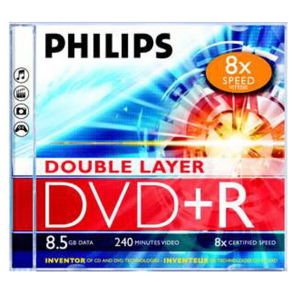 Philips DVD+R 8x DualLayer 8,5GB #1