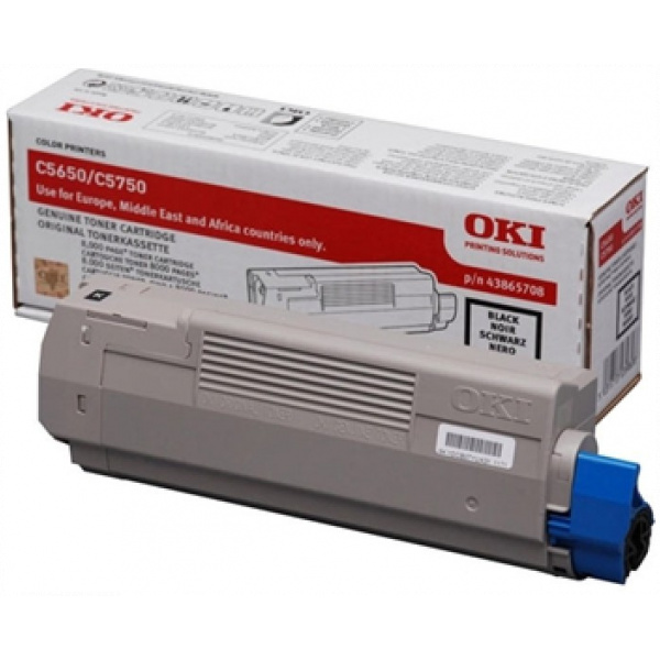 OKI C5650/C5750 toner (43865708) fekete #1
