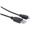USB 2.0 (A) – micro USB kábel, 1,8m (Manhattan) #1