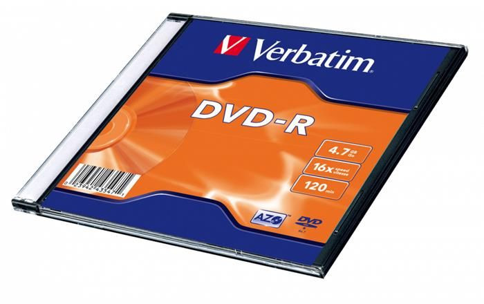 Verbatim DVD-R 16x, vékony tok #1