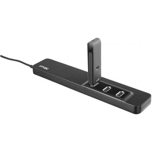 10-portos USB HUB (tápegységgel) Trust Oila (USB 2.0) #3