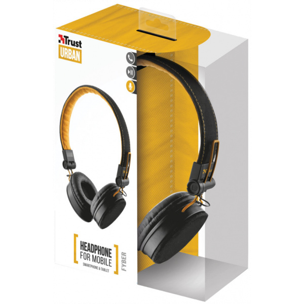 Trust Urban Fyber headset (fekete/narancs) #6