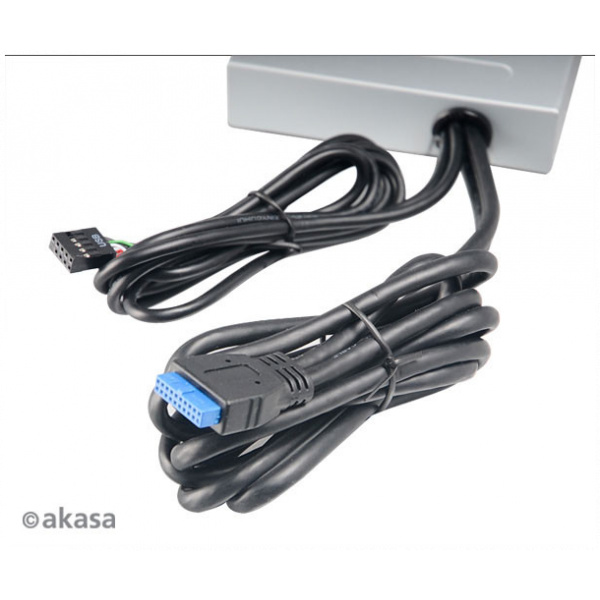 Akasa USB panel 3,5" helyre, 2x USB 3.0 + 2x USB 2.0 porttal #2