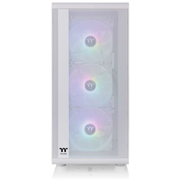 Thermaltake S200 TG ARGB Snow ház üveg oldallappal, RGB világítással (fehér) #2