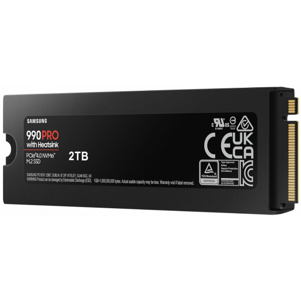 2TB Samsung SSD hűtőbordával - 990 PRO NVMe 2.0 M.2 (PCIe) #4