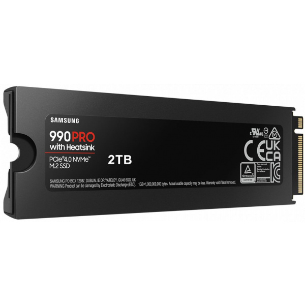 2TB Samsung SSD hűtőbordával - 990 PRO NVMe 2.0 M.2 (PCIe) #6