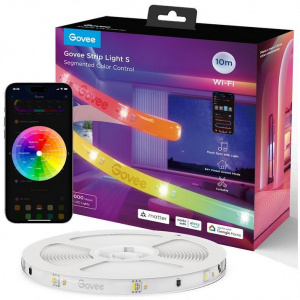 Govee RGBIC Wi-Fi + Bluetooth LED szalagfény védőbevonattal (10m) NEW #1