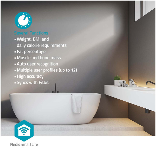 Nedis SmartLife Bluetooth okosmérleg #4