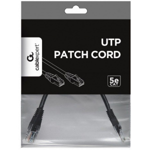 Gembird UTP patchkábel Cat5e 0,25m (fekete) #2