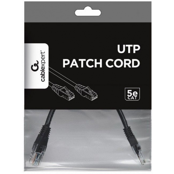 Gembird UTP patchkábel Cat5e 0,25m (fekete) #2