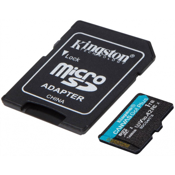 1TB Kingston Canvas Go! Plus G4 microSD kártya + SD adapter (Class 10) #2