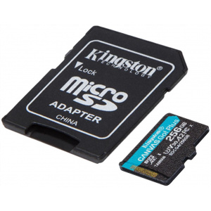 256GB Kingston Canvas Go! Plus G4 microSD kártya + SD adapter (Class 10) #2