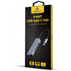 Gembird USB Type-C Hub - 2x USB-A 2.0 port + 1x USB-A 3.1 port #2