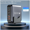 Blackbird USB GaN töltő (220V) - 200W, 3x USB-C + 2x USB-A porttal #1