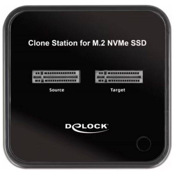 Delock M.2 dokkoló állomás 2x M.2 NVMe PCIe SSD-hez klón funkcióval #3