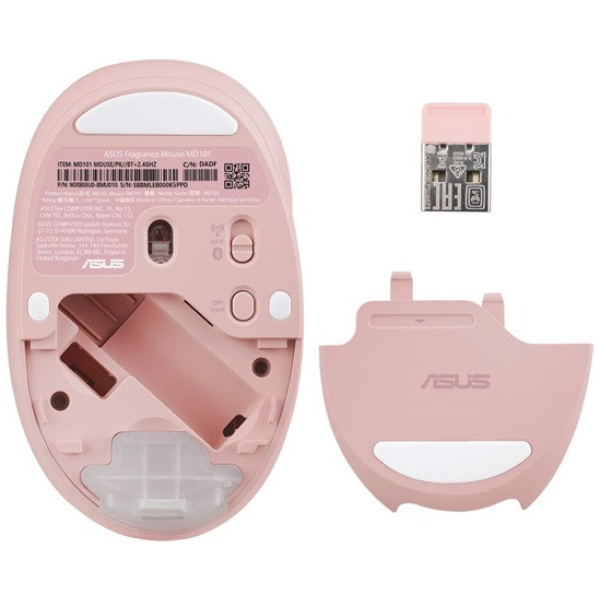 Asus Fragrance Mouse MD101 Vezeték nélküli illattartályos egér (rózsaszín) #5