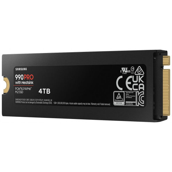 4TB Samsung SSD hűtőbordával - 990 PRO NVMe 2.0 M.2 (PCIe) #4