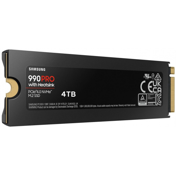 4TB Samsung SSD hűtőbordával - 990 PRO NVMe 2.0 M.2 (PCIe) #6