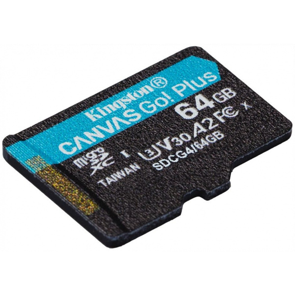 64GB Kingston Canvas Go! Plus G4 microSD kártya (Class 10) #1