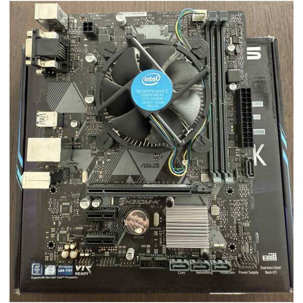 Asus H310M-K alaplap + Intel Core i5-8400 CPU #1