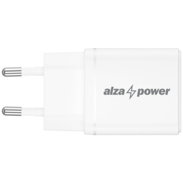 AlzaPower USB-C 20W fali gyorstöltő (fehér) #4