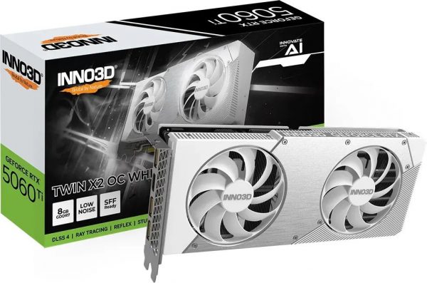 Inno3D GeForce© RTX™ 5060 Ti 8GB Twin X2 OC White VGA NEW #2