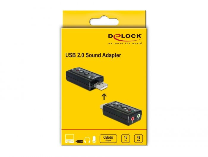DeLock 7.1 USB-s hangkártya (stick) #4