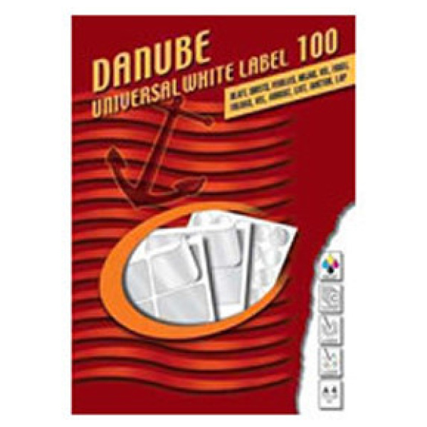Danube etikett címke (105 x 37 mm, 100 ív) #1
