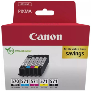 Canon PGI-570/CLI-571 Multipack (színes+2xfekete patron csomag) #1