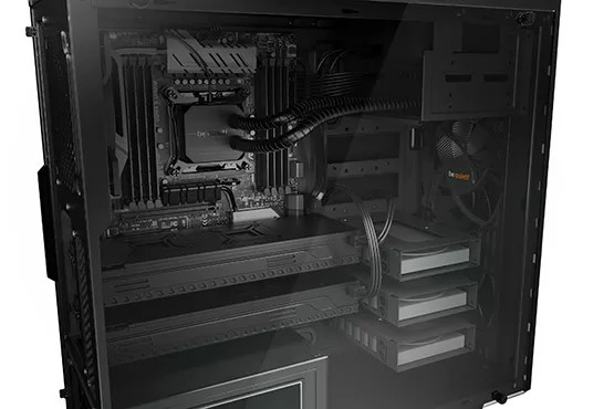 BeQuiet! Pure Base 600 ház üveg oldallappal (fekete) #6