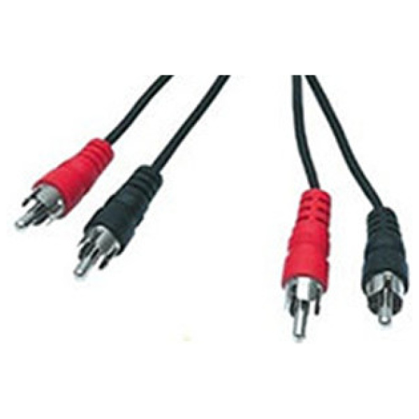 RCA sztereo összekötő kábel (M/M) 2m #1