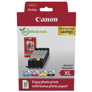 Canon CLI-571 XL Multipack (színes+fekete patron csomag) #1