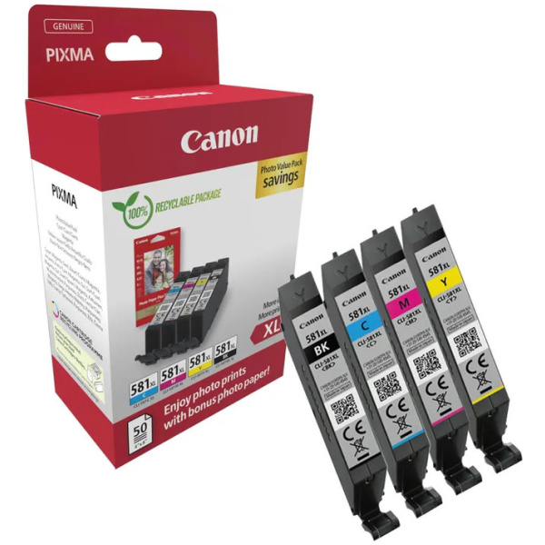 Canon CLI-581 XL Multipack (színes+fekete patron csomag) #1