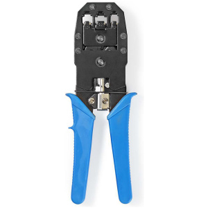 Nedis krimpelő fogó 4P, 6P, 8P (RJ11, RJ12, RJ45) csatlakozók szereléséhez #1