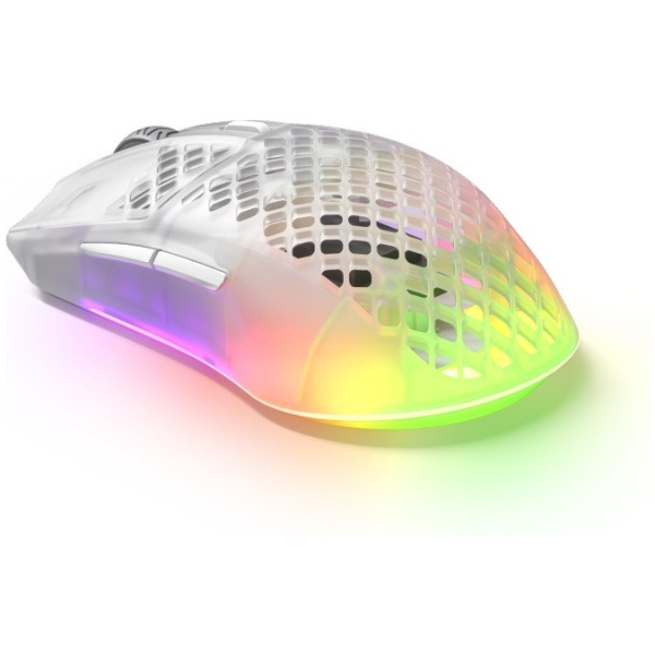 SteelSeries Aerox 3 Ghost Wireless egér (fehér) #1