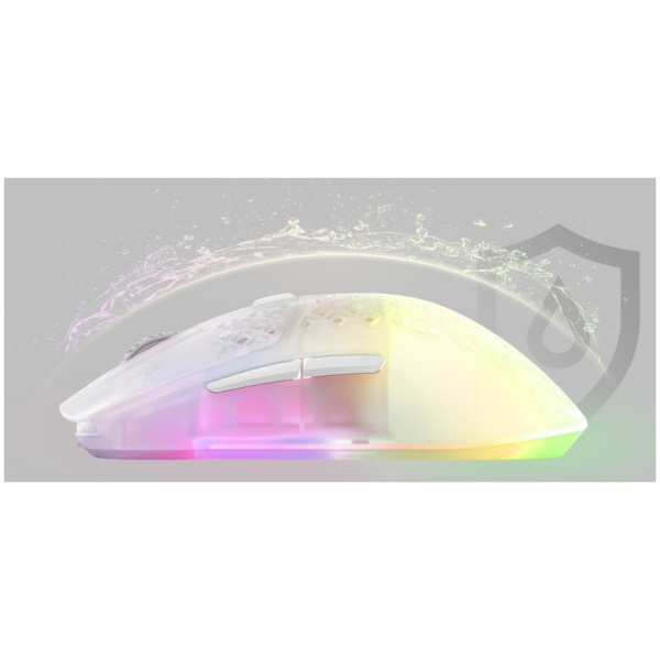 SteelSeries Aerox 3 Ghost Wireless egér (fehér) #6